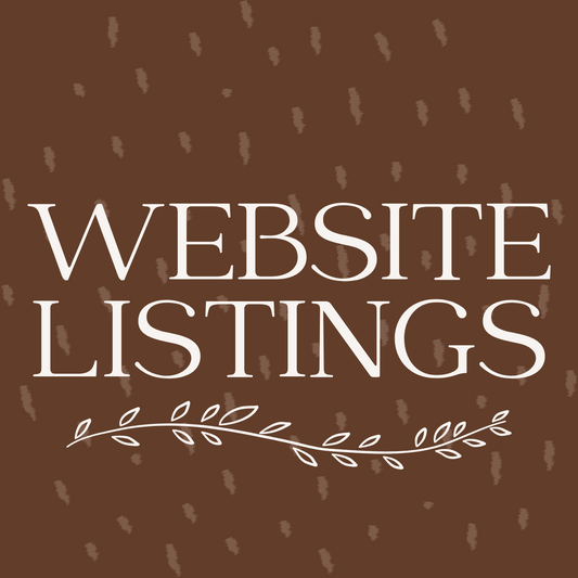 Website Listings (choose your amount)