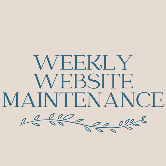 Weekly Website Maintenance